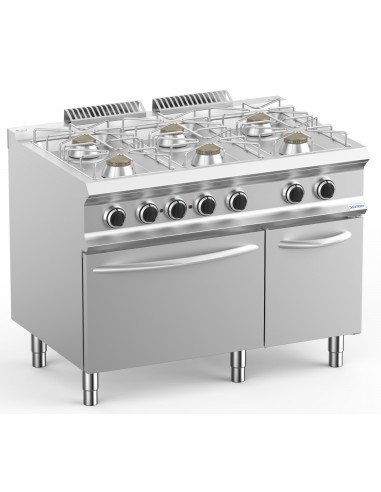 Gas cooker - N. 6 fires - Static electric oven - Cm 110 x 73 x 85 h