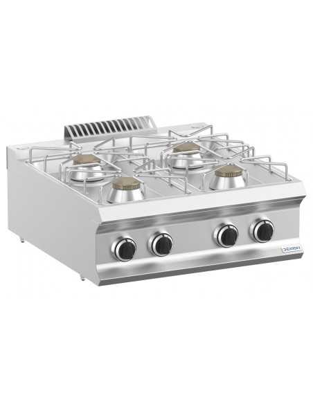 Gas cooker - Banco - N. 4 fires - Cm 70 x 73 x 25 h