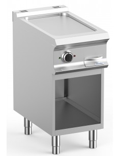 Fry top elettrico - Piastra liscia acciaio - cm 40 x 73 x...