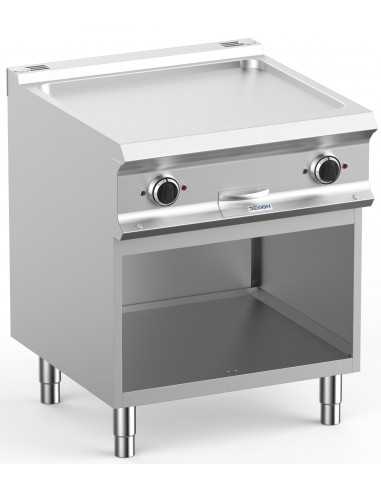 Fry top electric - Chrome smooth plate - Cm 70 x 73 x 85 h