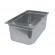 -Cubetas de acero inoxidable 5 litros (GN 1/3) - Con tapa - Cm 35.5 x 17.5 x 15