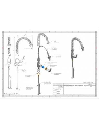 Tap single hole - Height 45 cm