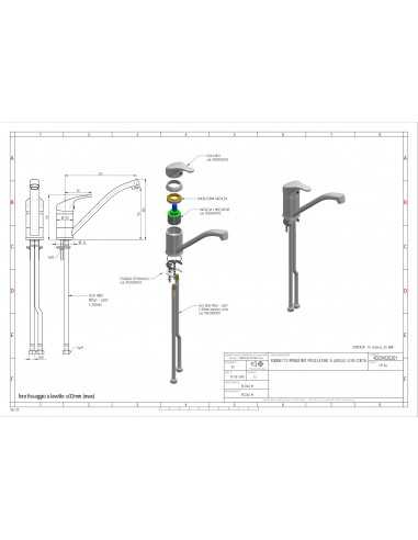 Tap single hole - Swivel spout