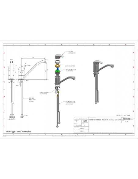 Tap single hole - Swivel spout