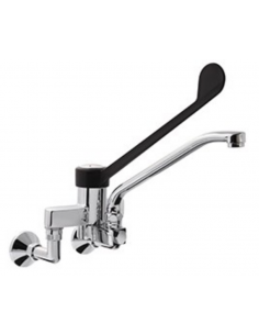 Tap wall-mounted bifurcation - Swivel spout - Plastic... 2