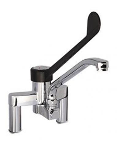 Tap biforo - Swivel barrel - Plastic clinical lever