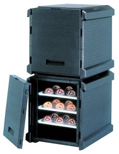 Contenitore isotermico - Teglie cm 60 x 40 x 2 - N. 9...