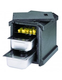 Isothermal container - Front opening - N.12 guides - cm...