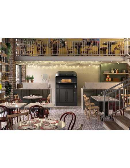 Forno pizza elettrico per 6 pizze - Cappa e cella di lievitazione