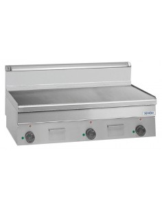 Fry top elettrico - Piastra liscia - Cm 100 x 60 x 27 h