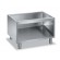 Locked base - Open without doors - With back technical space - Acciaio inox AISI 304 thickness 1.5 mm - Dimensions cm 70