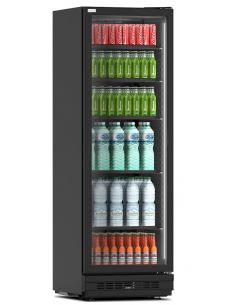 Refrigerated display case with glass door - Capacity 365...