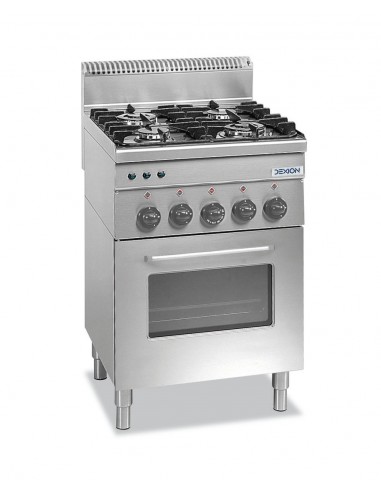 Gas cooker - N.4 fireworks - Gas oven - cm 60 x 60 x 85 h