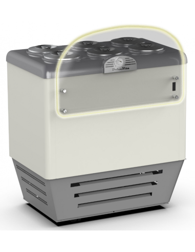 Banco gelateria - N.6 x 7.5 lt - cm 96.5 x 66.5...