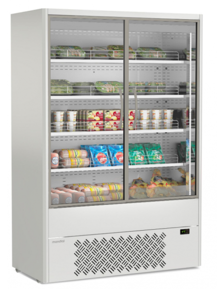 Refrigerated wall unit ideal for dairy products, cold cuts, vegetables - Temperature 0° + 4°C - Cm 133.5 x 64 x 198.1 h