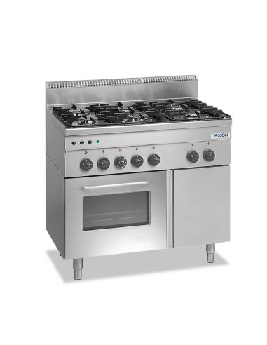 Gas cooker - N.6 fireworks - Gas oven - cm 100 x 60 x 85 h