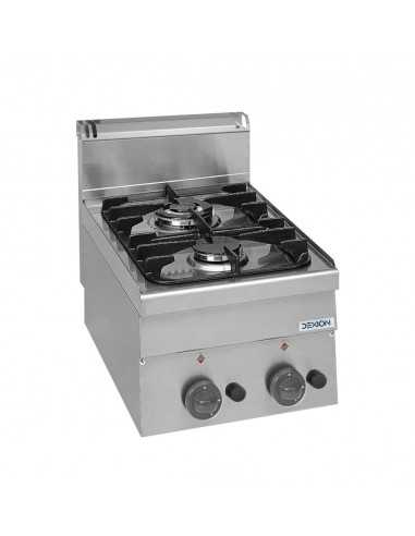 Cucina a gas - N.2 fuochi - cm 40 x 60 x 27 h