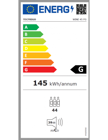 Expositor del vino - Doble temperatura: +°+10°C...