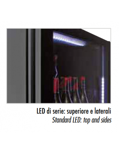 Expositor de vino - Temperatura +15 +22°C - Cm...