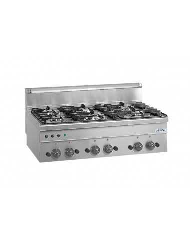 Gas cooker - N.6 fires - cm 100 x 60 x 27 h