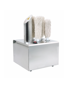 Glass dryer - No. 5 rotating brushes Cm 33.5 x 33.5 x 50 h