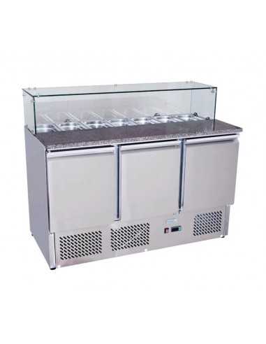 Complete Kebab Kit with Refrigerated Saladette,...