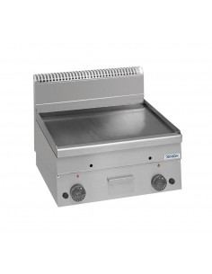 Professional gas fry top with smooth steel plate - Power...