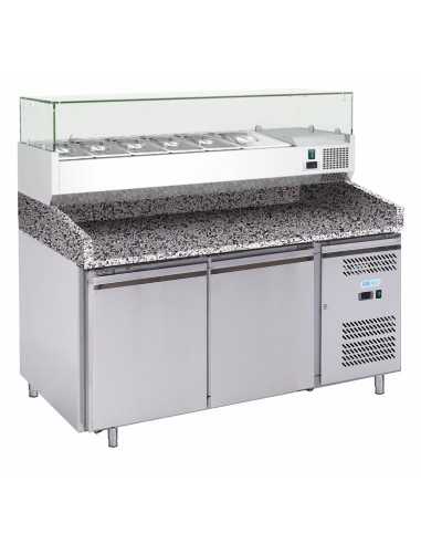 12-Pizza Oven, Oven Stand, 2-Door Pizza Counter...