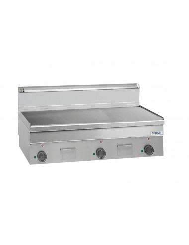 Fry top gas - Smooth steel plate - Cm 100 x 60 x 27 h
