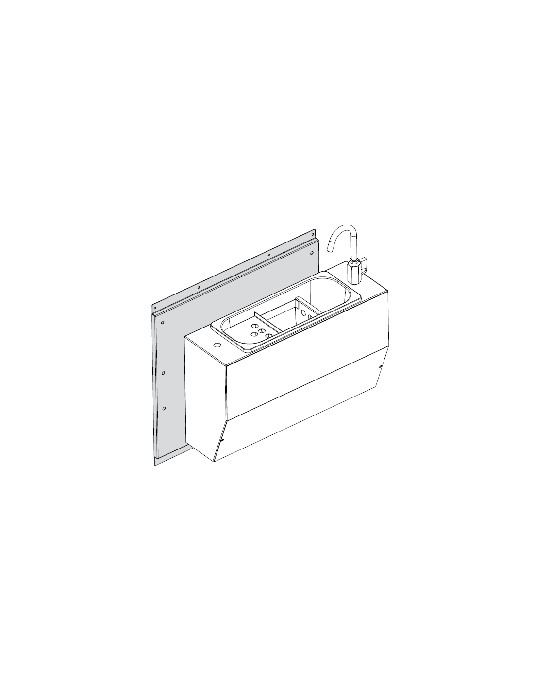 Kit supporto lavaporzionatore - Modello Primera - Carisma