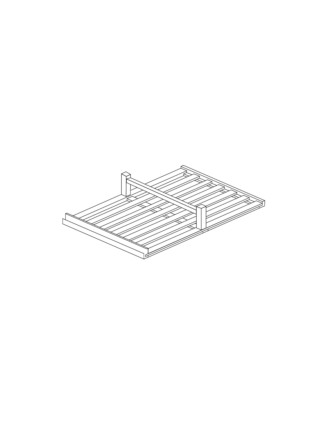 Large telescopic grille with support for inclined bottles