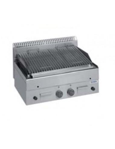 Gas-fired stone grill - For meat - Cm 80 x 60 x 27 h