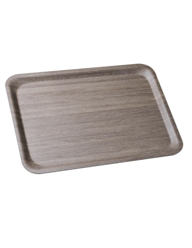 Plastic laminated tray - Opaco - Rectangular - N. 40 pieces - cm 37.8 x 26.6