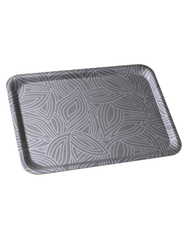 Plastic laminated tray - Opaco - Rectangular - N. 36 pieces - cm 46 x 36