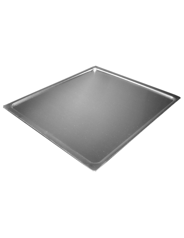 Bandeja - aluminio natural - Ideal para horno - cm 36 x 32 x 1 h