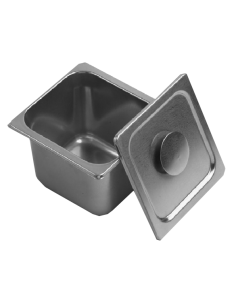 Container - Stainless steel - Capacity 2.5 lt - cm 16.5 x...