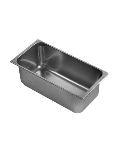 Contenitore - Acciaio inox - Capacità 3.4 lt - cm 33 x 16.5 x 8 h