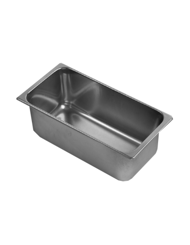 Container - Stainless steel - Capacity 3.4 lt - cm 33 x 16.5 x 8 h