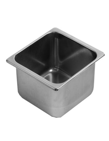Container - Stainless steel - Capacity 2.7 lt - cm 18 x 16.5 x 12 h