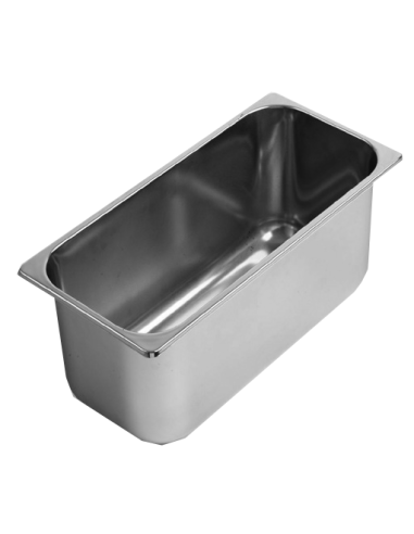 Contenitore - Acciaio inox - Capacità 12 lt - cm 42 x 20 x 17 h