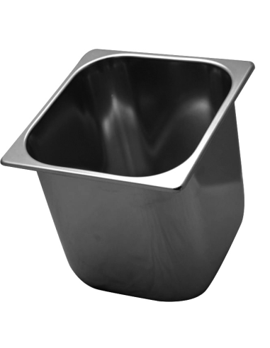 Contenitore - Acciaio inox - Capacità 5 lt - cm 21 x 20 x 15 h