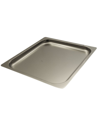 Canvas - Acero inoxidable - Gastronorm 2/3 - cm 34.5 x 32.5 x 2 h