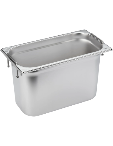 Contenitore - Acciaio inox - Maniglie retrattili - Gastronorm 1/3