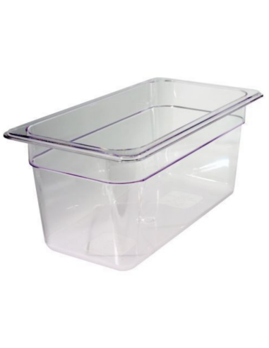 Container - Polycarbonate - Gastronorm 1/3 - cm 32.5 x 17.6 x 6.5 h