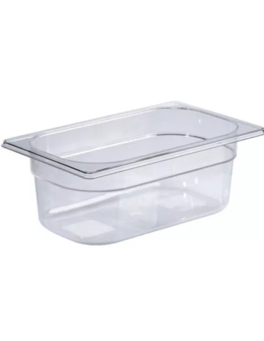 Container - Polycarbonate - Gastronorm 1/4 - cm 26.5 x 16.2 x 6.5 h