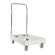Transport trolley in polyethylene with stainless steel handle