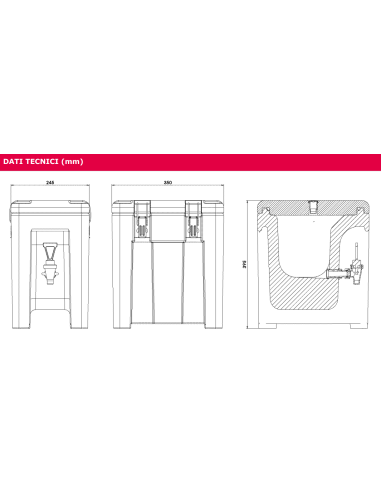 Container isotémico - Bebidas 4.3 lt - Desde...
