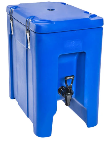 Isothermal container - For drinks - Capacity 19 l - Use from –30°C to +85°C - cm 29.5 x 46.5 x 46 h