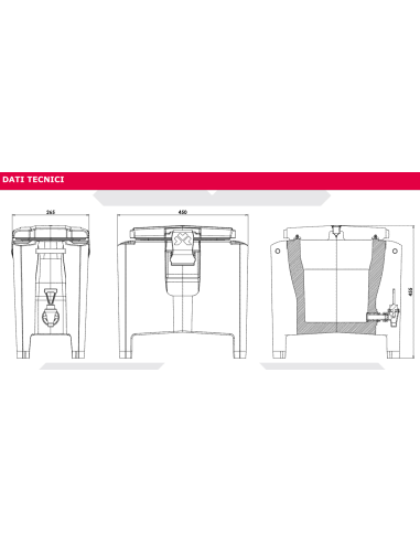 Isothermal container - Liquids 10 lt - From...