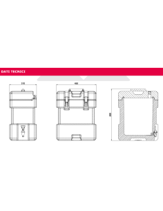 Isothermal container - Liquids 25 lt - From –30°C to... 2